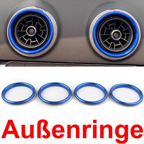 Lüftungsringe aluminium - 4x,