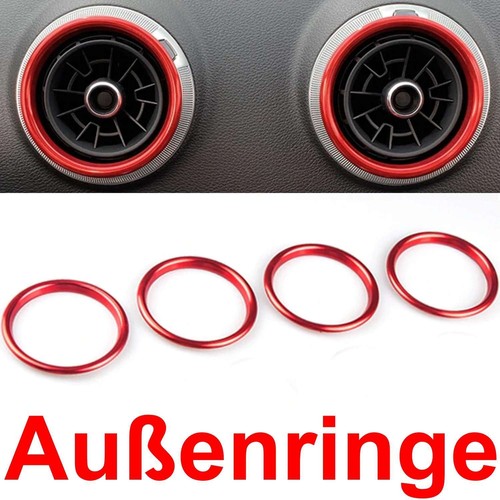 Lüftungsringe aluminium - 4x,